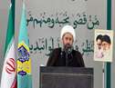 سخنرانی رئیس دانشکده علوم قرآنی بندرعباس پیش از خطبه‌های نماز جمعه