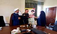 برگزاری نشست صمیمی با رییس پلیس شهرستان بجنورد به مناسبت هفته نیروی انتظامی 