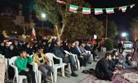 مراسم عزاداری و سوگواری حضرت فاطمه زهرا (س) در موکب دانشکده علوم قرآنی شیراز برگزار شد