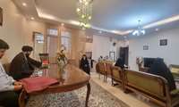 دیدار اعضای هیات الرسول دانشکده علوم قرآنی تهران، با خانواده شهید سعید رجبعلی جاوردی