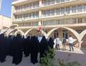 آیین اهتزاز پرچم مقدس جمهوری اسلامی ایران و طنین سرود ملی در دانشکده علوم قرآنی تهران 