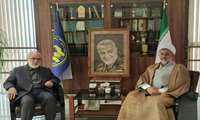 دیدار رئیس بنیاد خیران و واقفان دانشگاه علوم و معارف قرآن کریم با رئیس کمیته امداد امام خمینی(ره)
