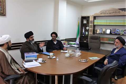 دیدار مدیر بین الملل حوزه های علمیه با رئیس دانشگاه علوم و معارف قرآن کریم